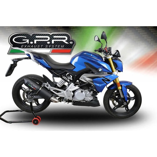 GPR Exhaust Systems Furore Evo4 Nero BMW G 310 R 22-23 Ref:E5.BM.CAT.93.FNE5 With Catalyst Homologated Full Line System