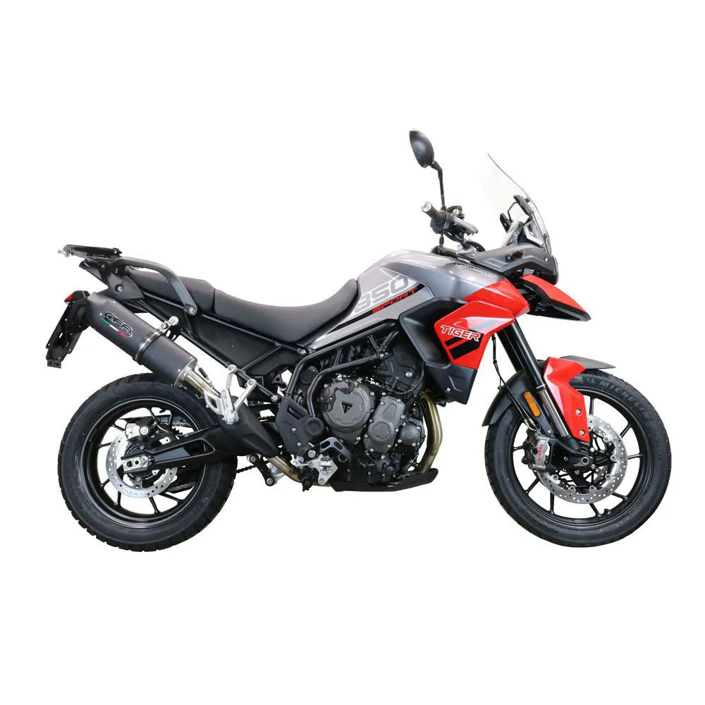 GPR Exhaust Systems Furore Evo4 Nero Triumph Tiger 850 23-24 Ref:E5.T.98.FNE4 Homologated Slip On Muffler