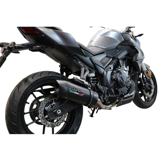 GPR Exhaust Systems Furore EVO4 Nero Voge 500DS 2021-2024 E5 Oval Homologated Slip On Muffler