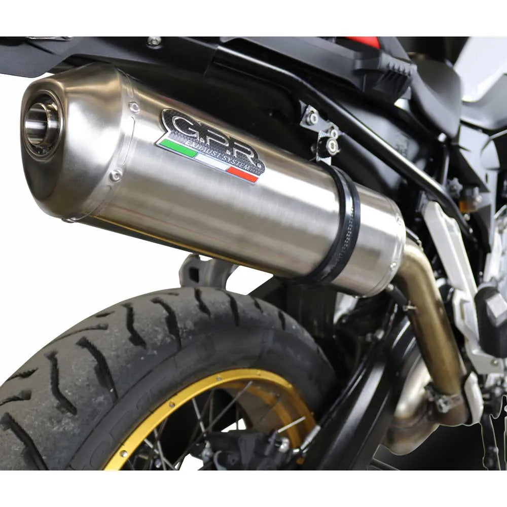 GPR Exhaust Systems Satinox BMW F 850 GS Adventure 18-19 Euro 4 Homologated Slip On Muffler