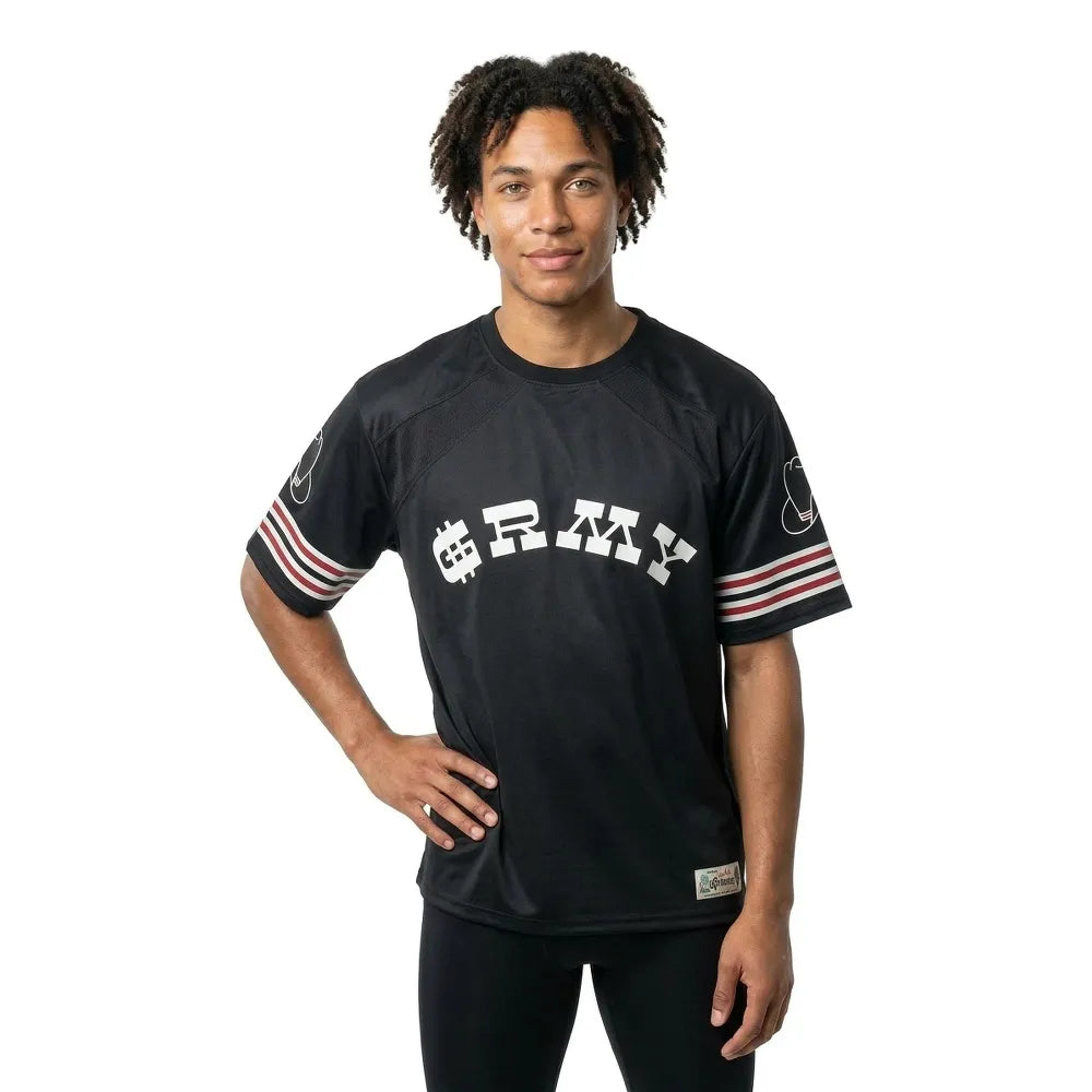 Grimey Lone Hand Mesh Football short sleeve T-shirt