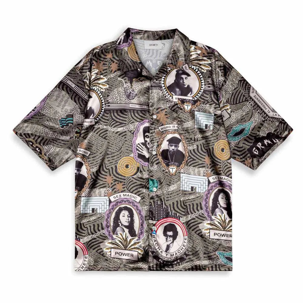 Grimey Supastar Satin long sleeve shirt