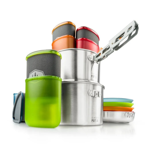 Gsi outdoors Glacier Camper Stainless Steel Kitchen Set