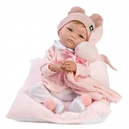Guca Alba Baby Reborn 46 cm-With Natural Hair 38 cm