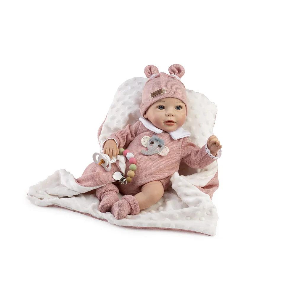 Guca Nadia Preemie Baby Reborn Hairless 38 cm