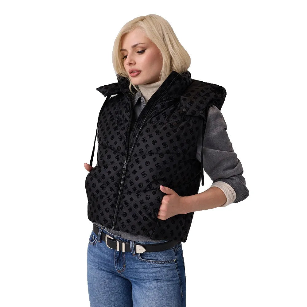 Guess Daisy Logo Cropped vest
