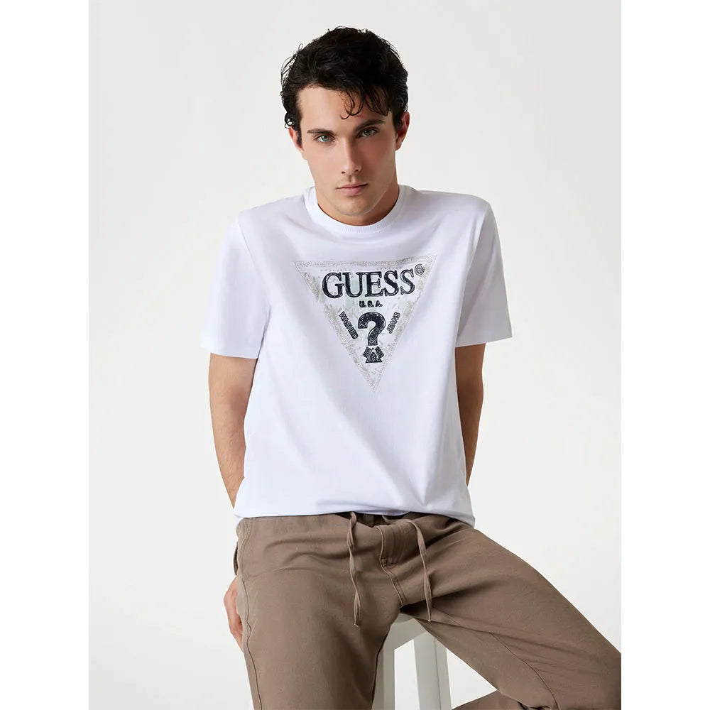Guess Guetriangle short sleeve T-shirt