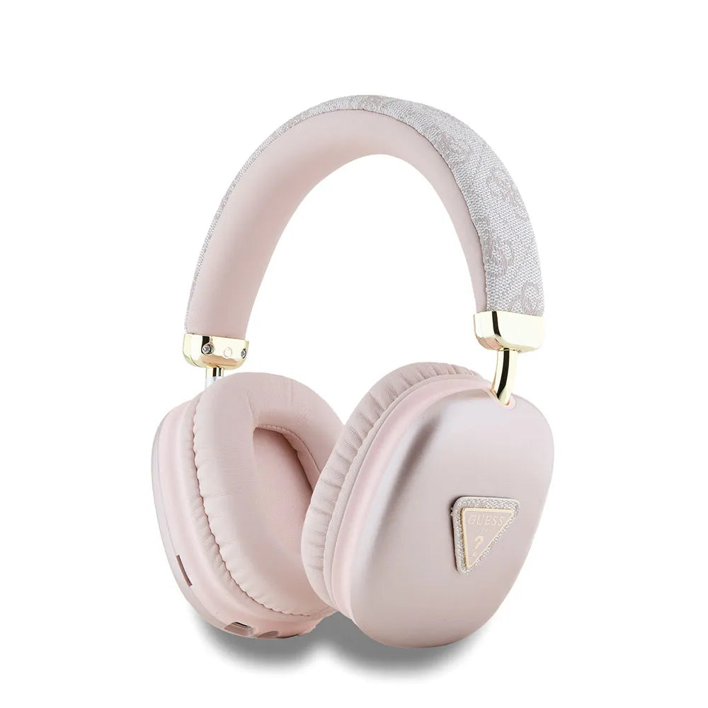 Guess PU Leather 4G triangle Logo wireless headphones
