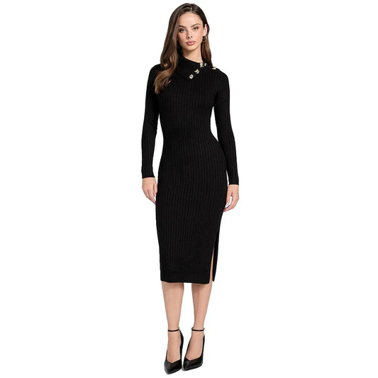 Guess W6RK01Z2YJ2 long sleeve midi dress