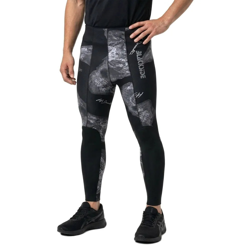 H.dessault by c4 Black Side 5 mm spearfishing pants