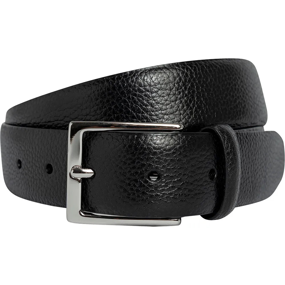 Hackett 32Mm Pebble leather belt