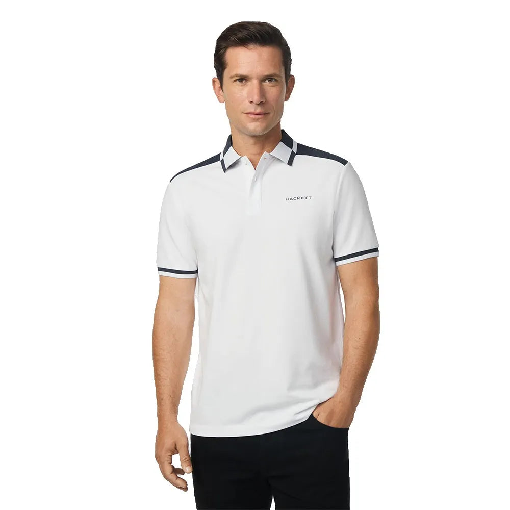 Hackett City Block short sleeve polo