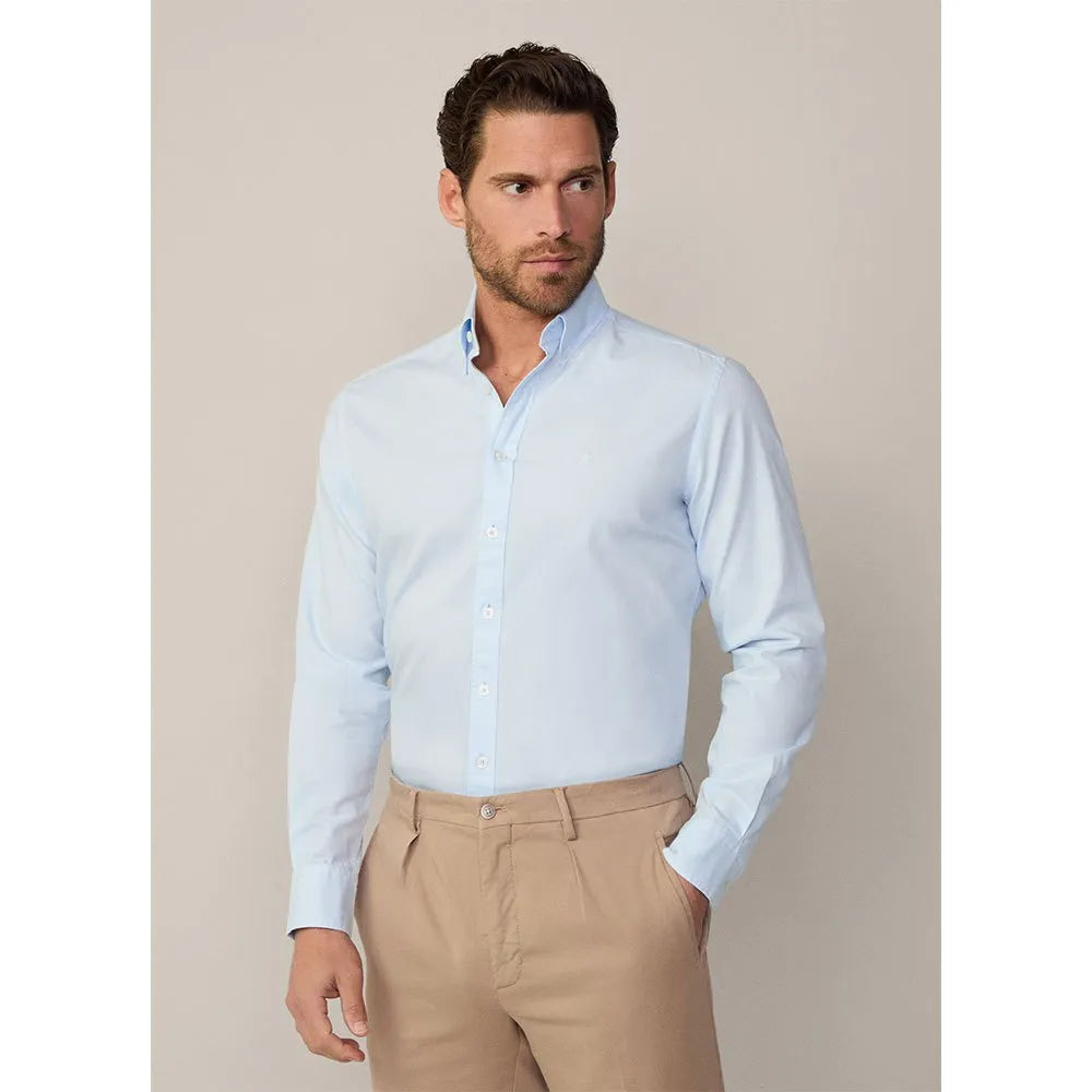 Hackett Dyed Oxford long sleeve shirt