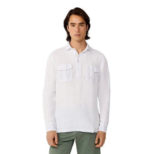 Hackett Heritage Linen long sleeve shirt