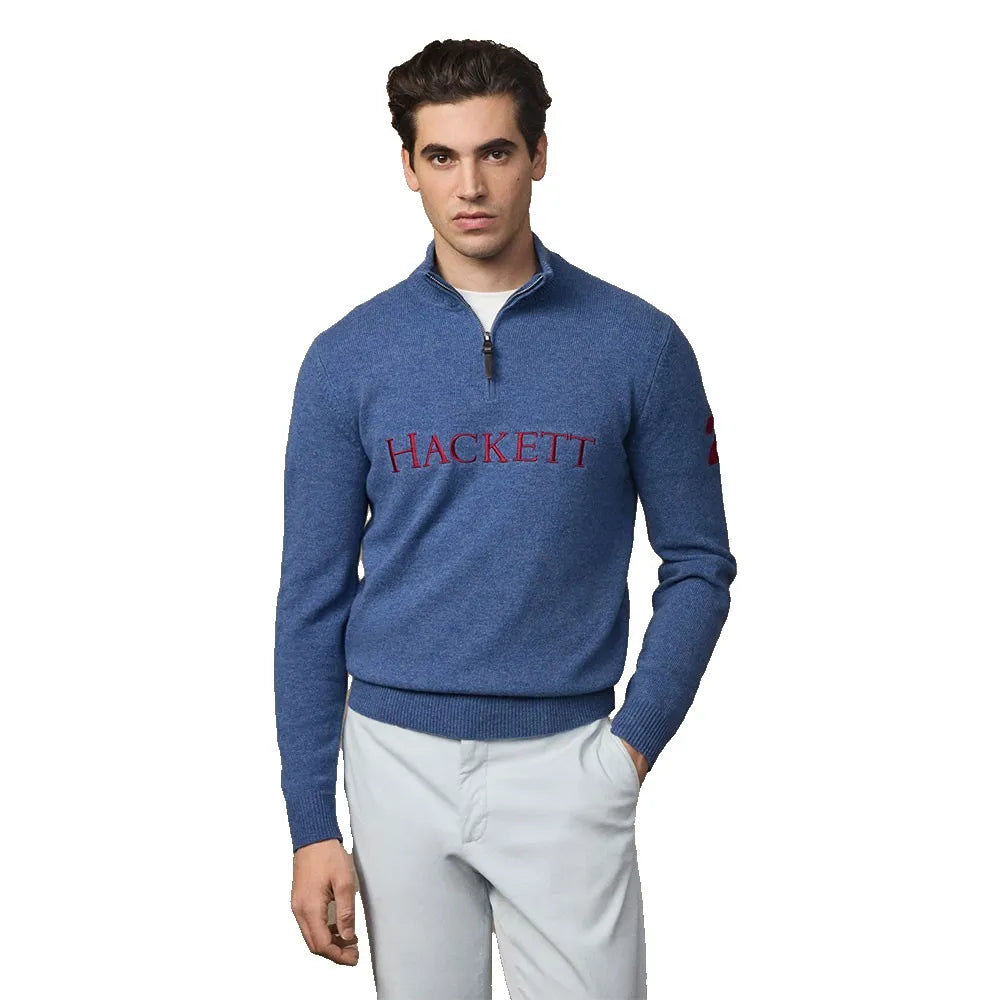 Hackett Heritage No.2 half zip sweater