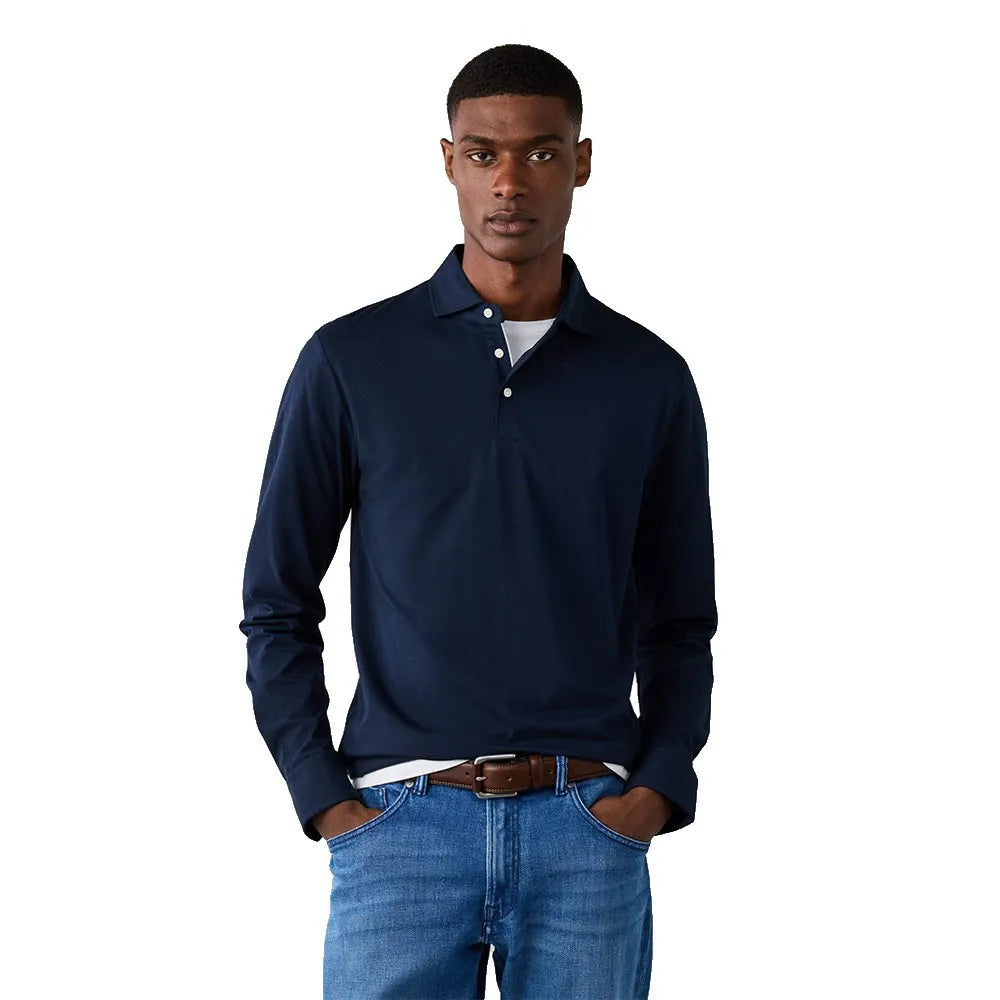 Hackett HM5500049 long sleeve polo