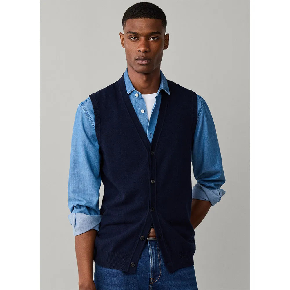 Hackett HM7000244 knitted vest