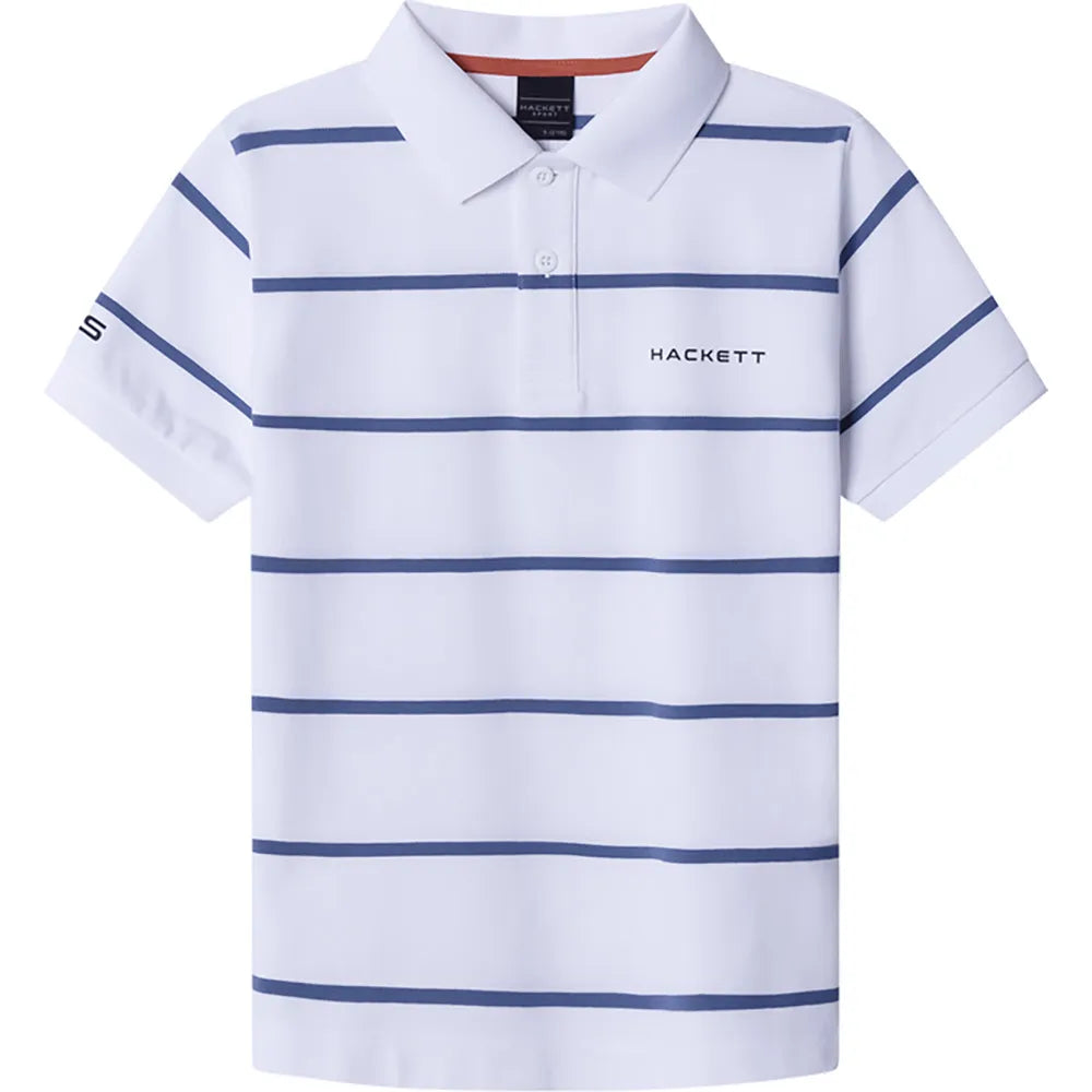 Hackett Stripe short sleeve polo