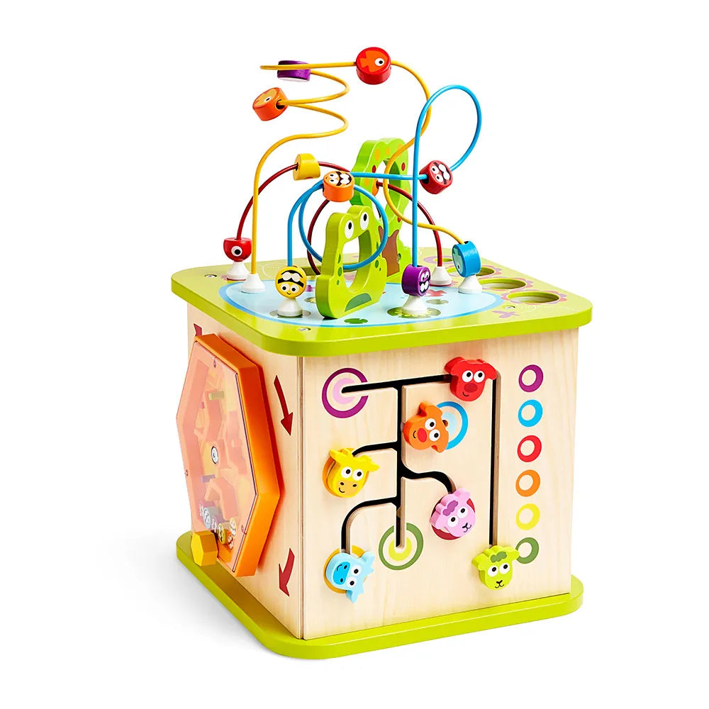 Hape Cubo De Juegos De Animales Del Campo