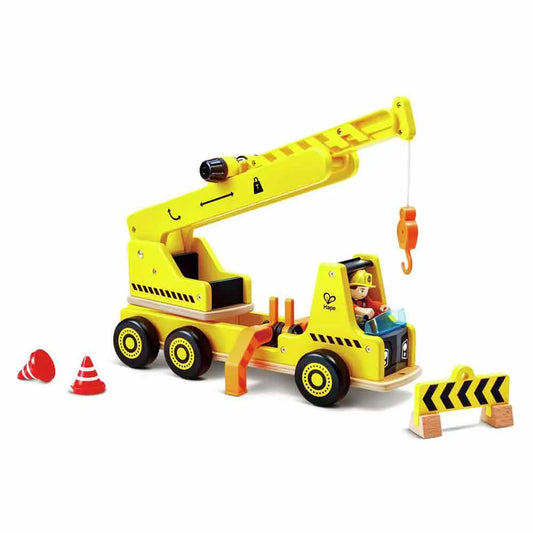 Hape Mobile Crane and Construction Set