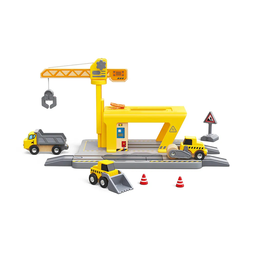 Hape Railway Construction Play Set