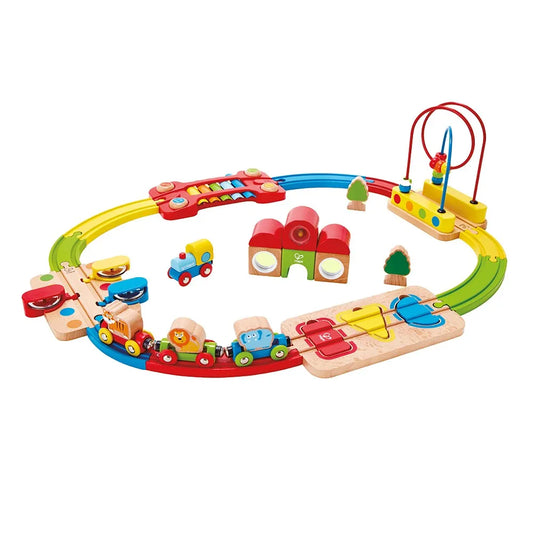 Hape Rainbow Puzzle Railway