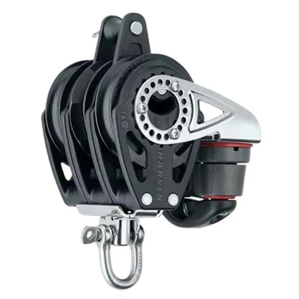 Harken Swivel Becket Cam Cleat Triple Ratchet Block 57 mm