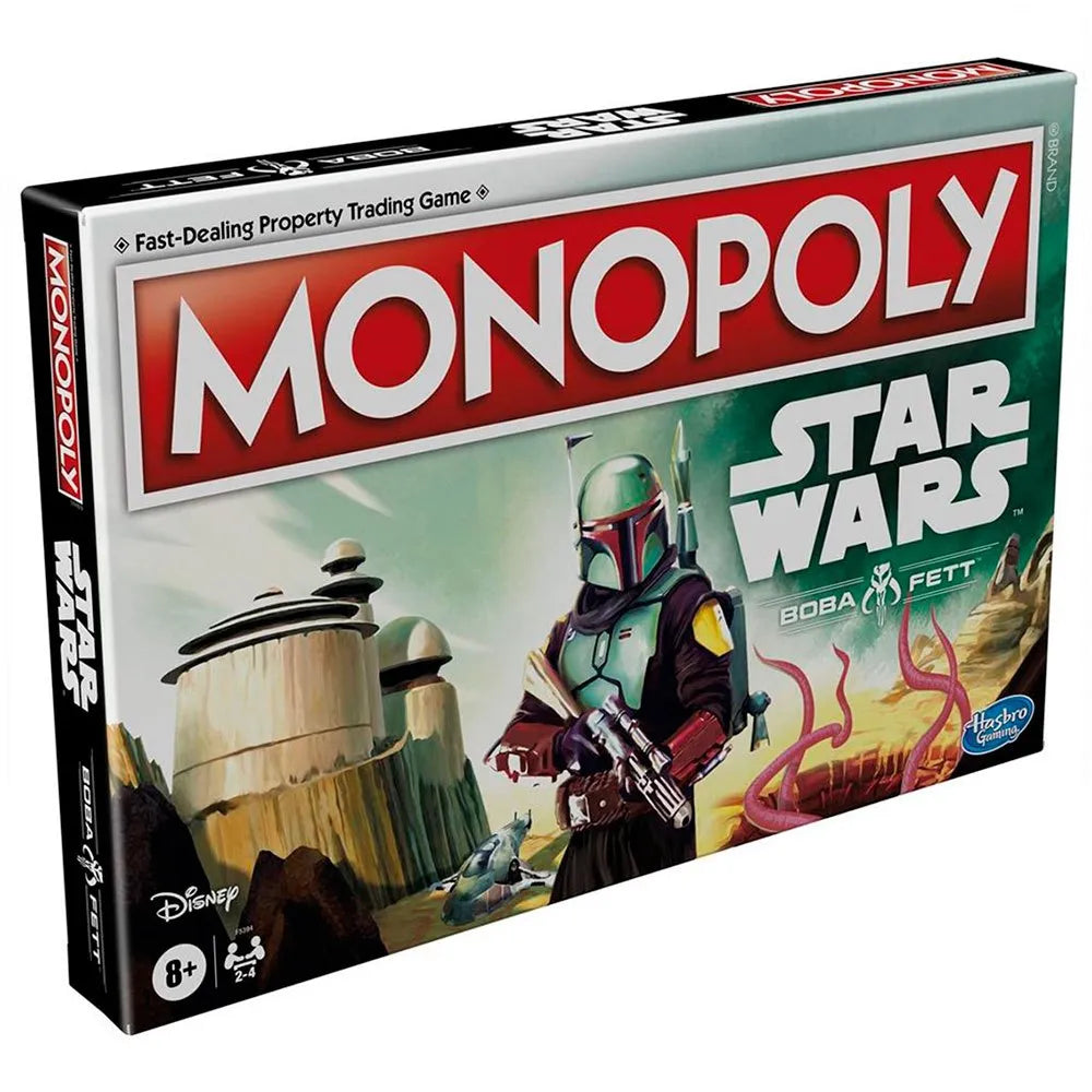 Hasbro Monopoly Boba Fett Star Wars board game spanish