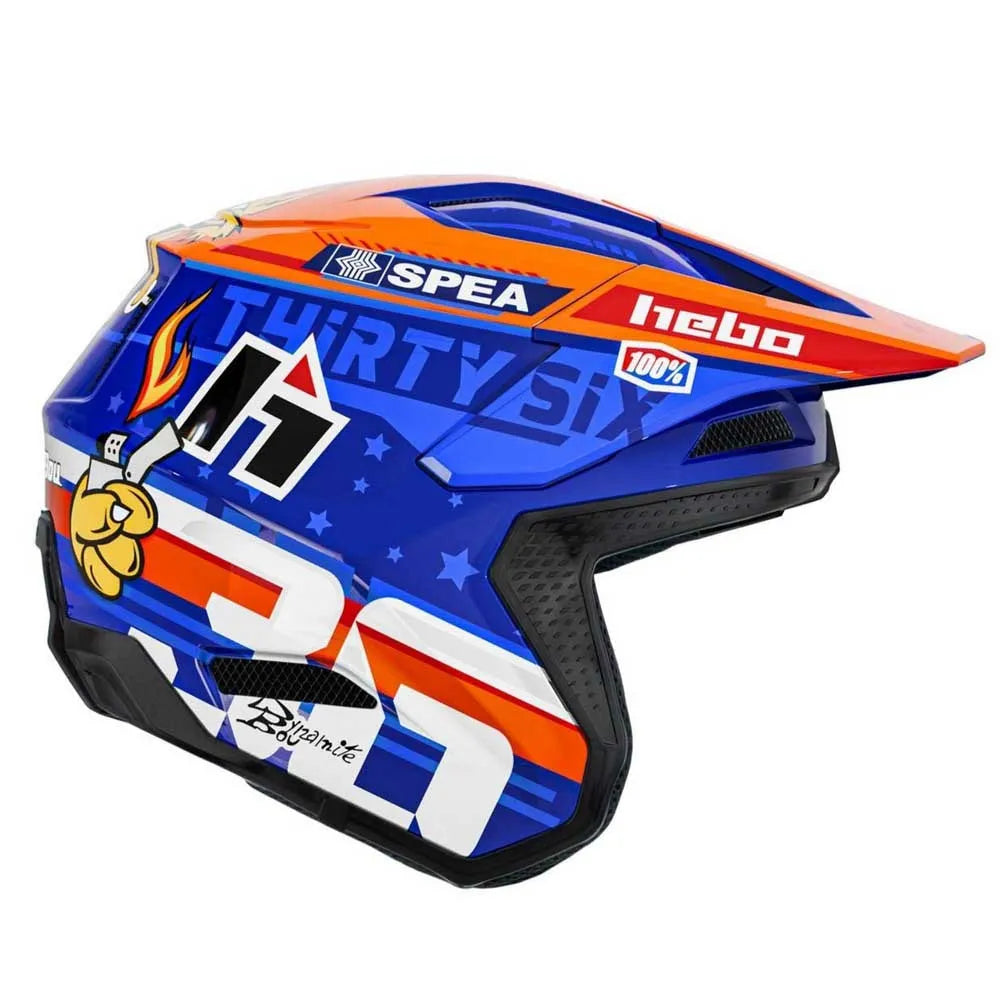 Hebo HTR F02 Toni Bou 36 open face helmet