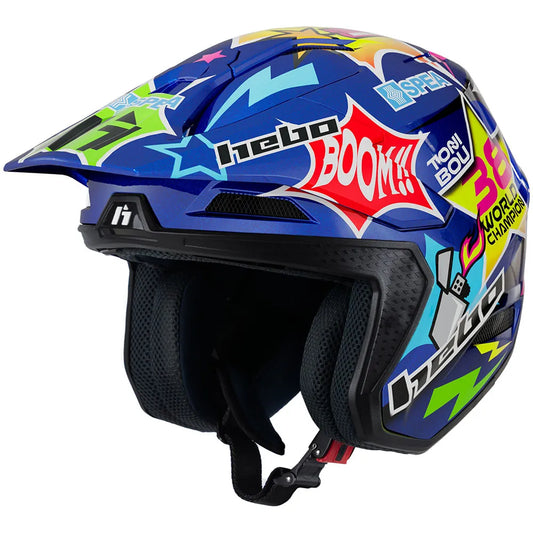 Hebo HTR F02 Toni Bou 38 open face helmet
