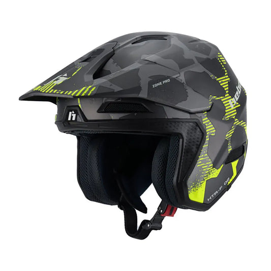 Hebo HTR F02 Zone Pro Camo open face helmet