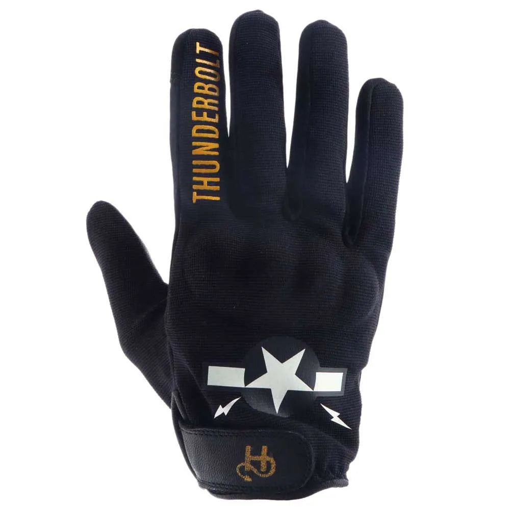 Helstons Thunderbolt perforated leather gloves