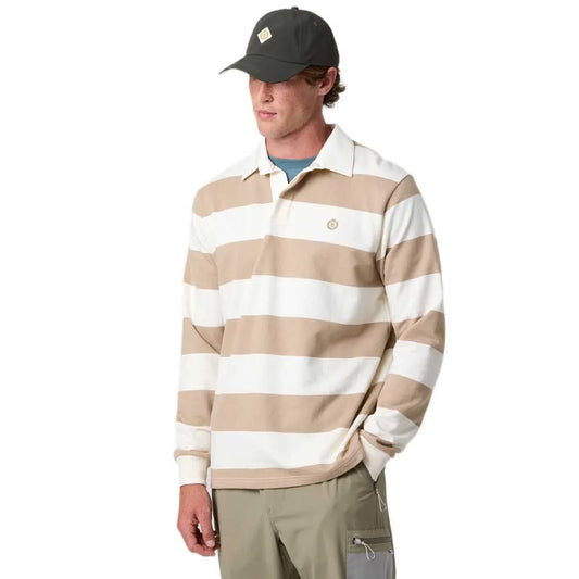 Henri lloyd Hayling Stripe Rugby long sleeve polo
