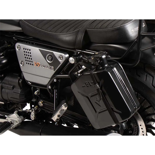 Hepco becker 4L Cutout Holder Moto Guzzi V 9 Bobber/Special E 21-25 jerry can
