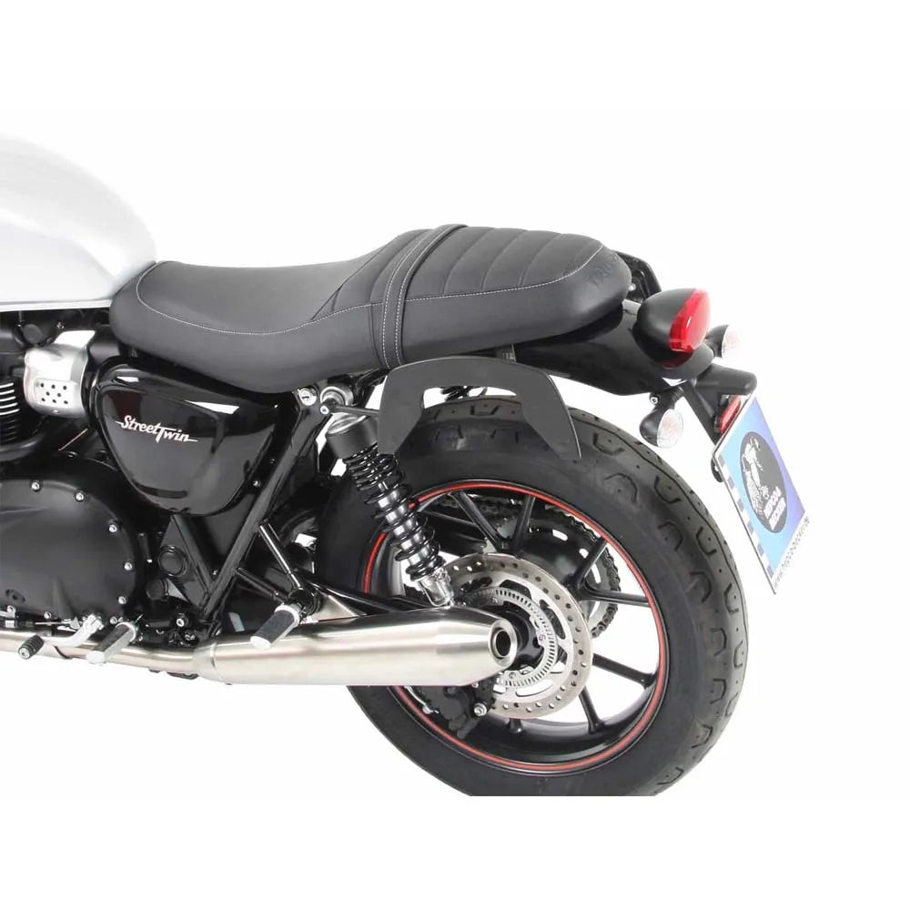 Hepco becker C-Bow Triumph Street Twin 2016-2020-Negro saddlebags fitting