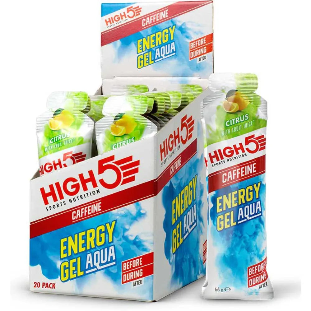 High5 Aqua energy gels box citric 66g 20 units