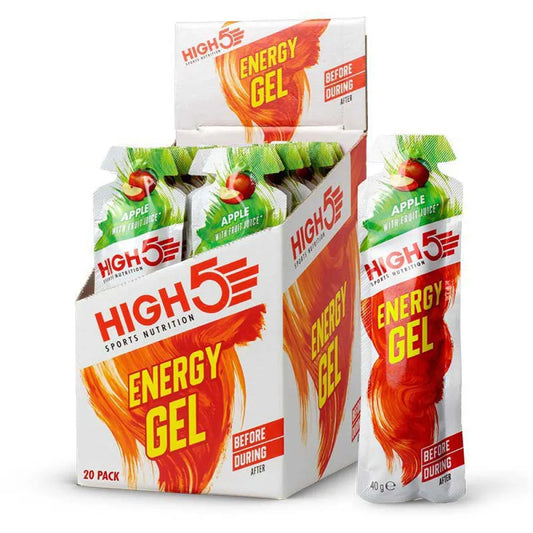 High5 Energy gels box apple 40g 20 units