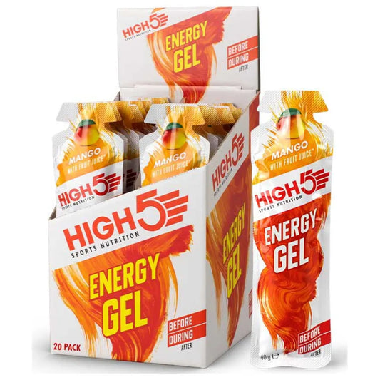 High5 Energy gels box mango 40g 20 units