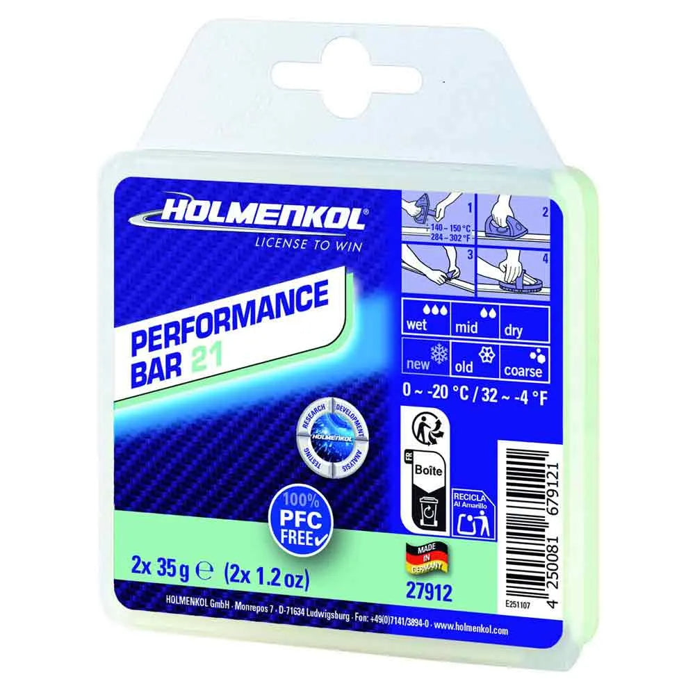 Holmenkol Performance 21 0°C/-20°C 2x35gr wax