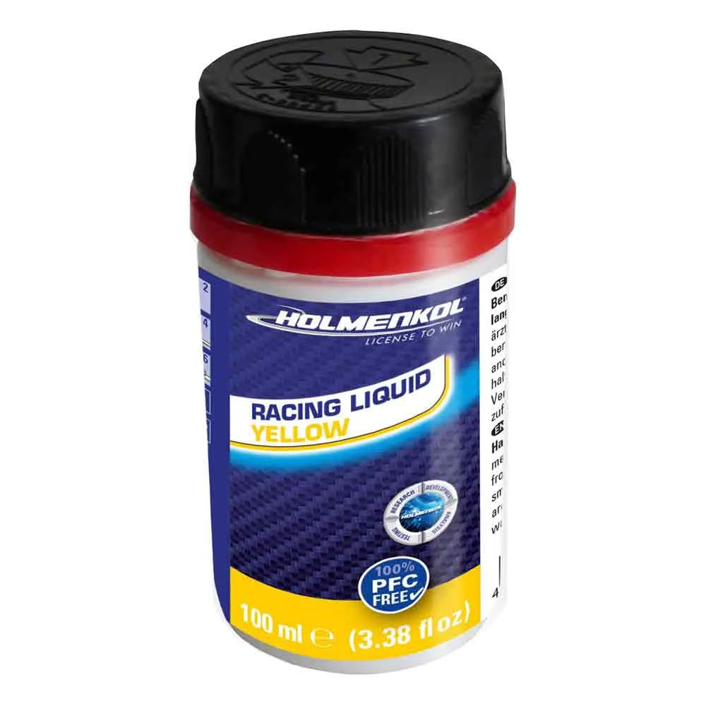 Holmenkol Racing yellow 0°C/-6°C 100ml liquid wax