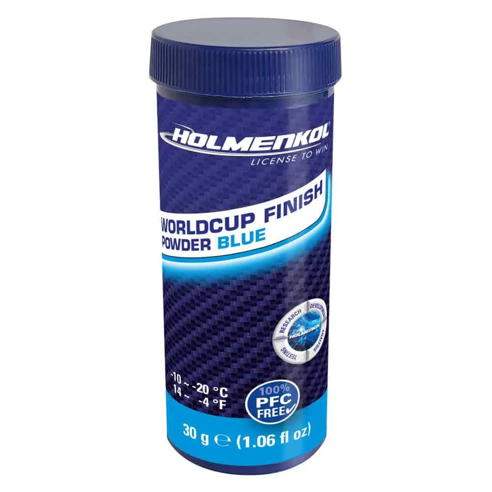 Holmenkol Worldcup finish blue -10°C/-20°C 30gr Powder Wax