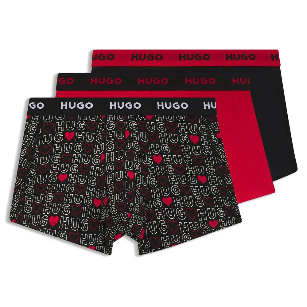HUGO Design 10267989 Trunk RED boxers 3 units