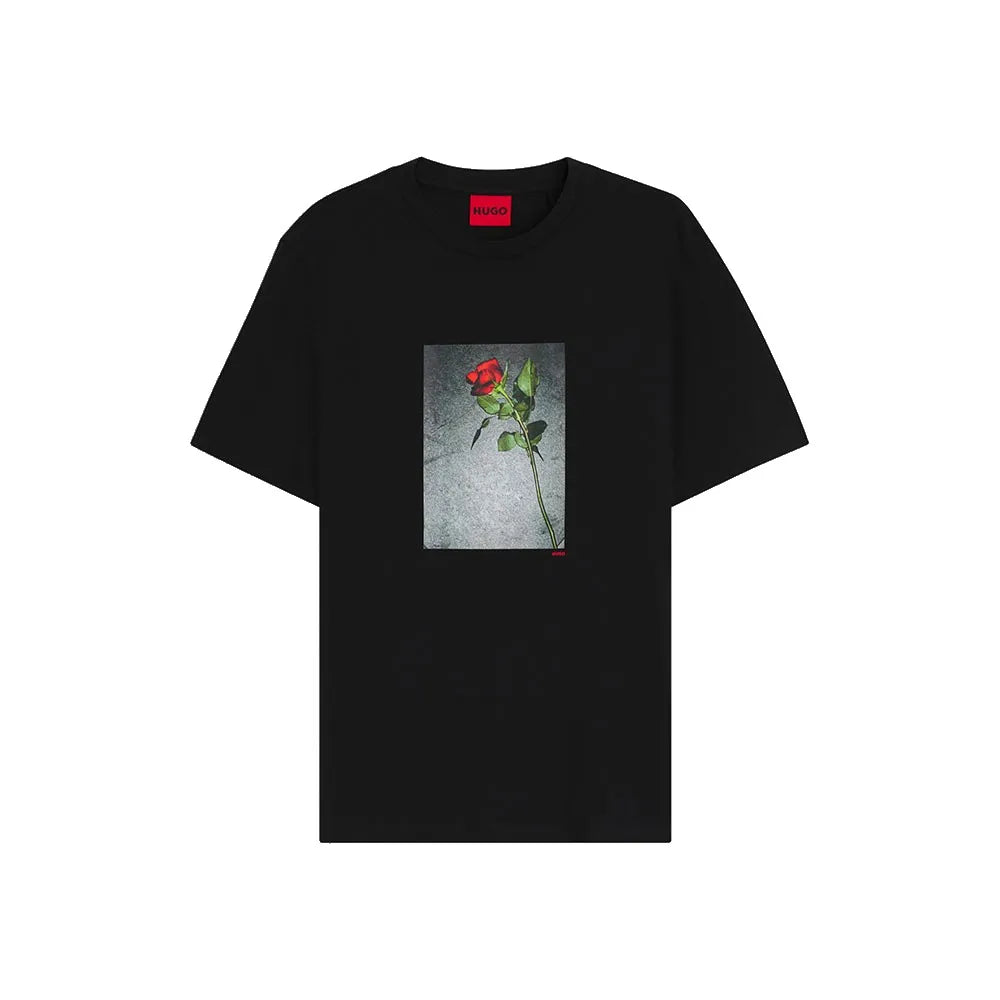 HUGO Durose 10268981 short sleeve T-shirt