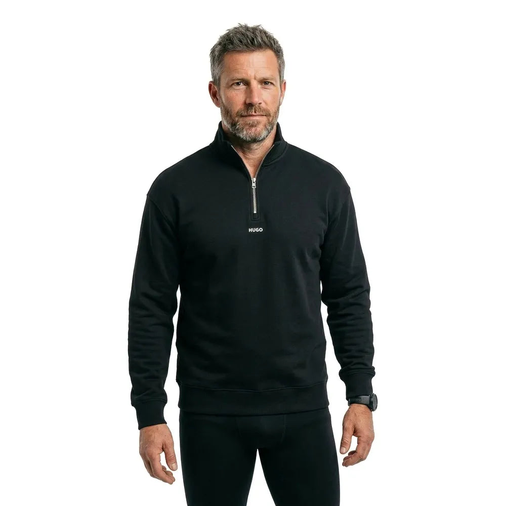 HUGO Durty244 10249110 RED half zip sweatshirt