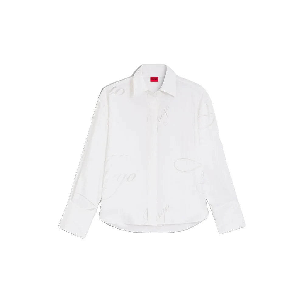HUGO Echinacea 10272125 long sleeve blouse