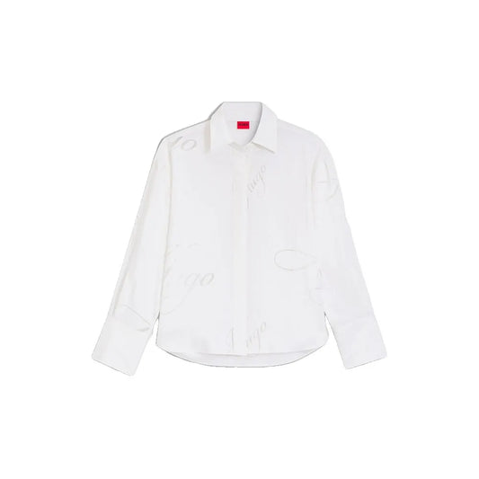 HUGO Echinacea 10272125 long sleeve blouse