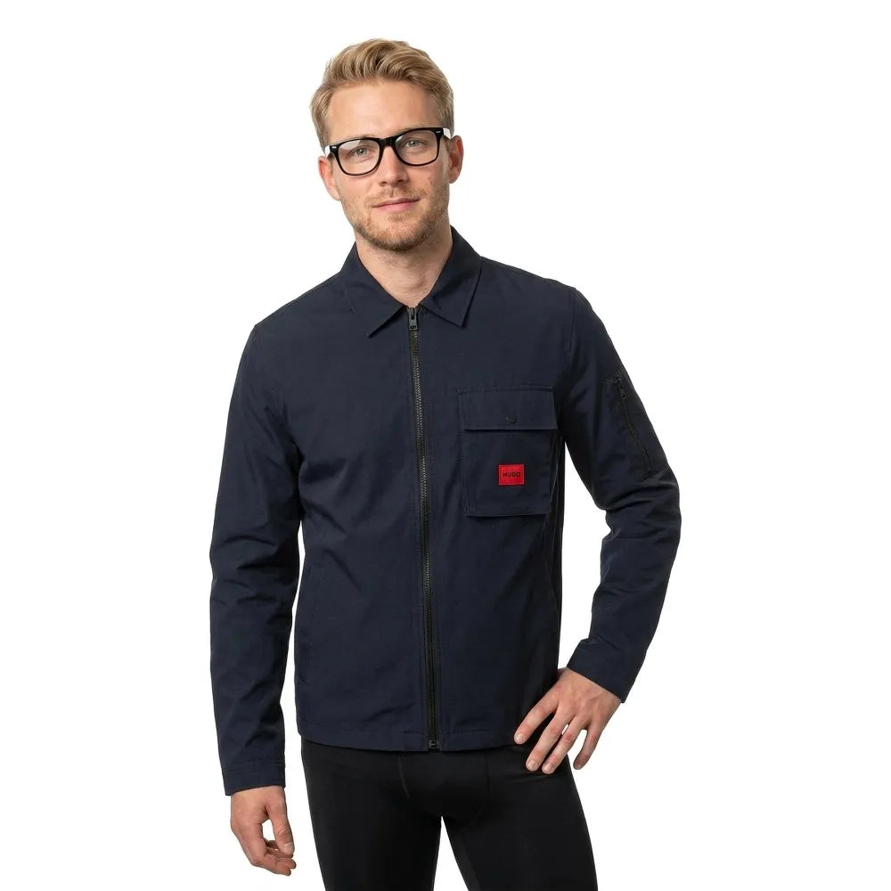 HUGO Emmond 10246344 RED long sleeve shirt