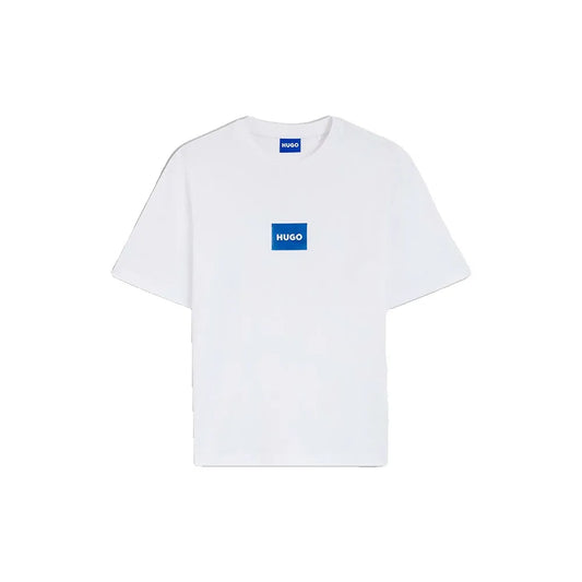 HUGO Nayonix 10258299 BLUE short sleeve T-shirt