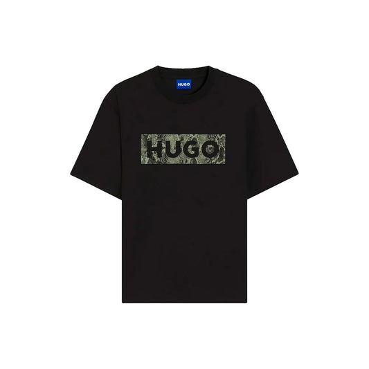 HUGO Nerpient 10258299 BLUE short sleeve T-shirt