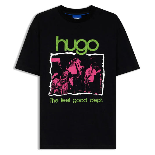 HUGO Nopix 10261710 01 BLUE short sleeve T-shirt